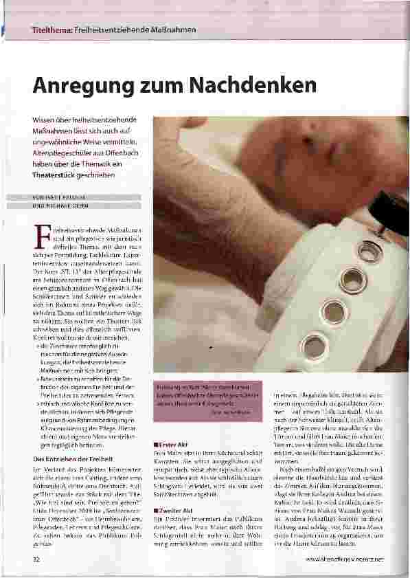 Vorschauseite 1: Anregung zum Nachdenken