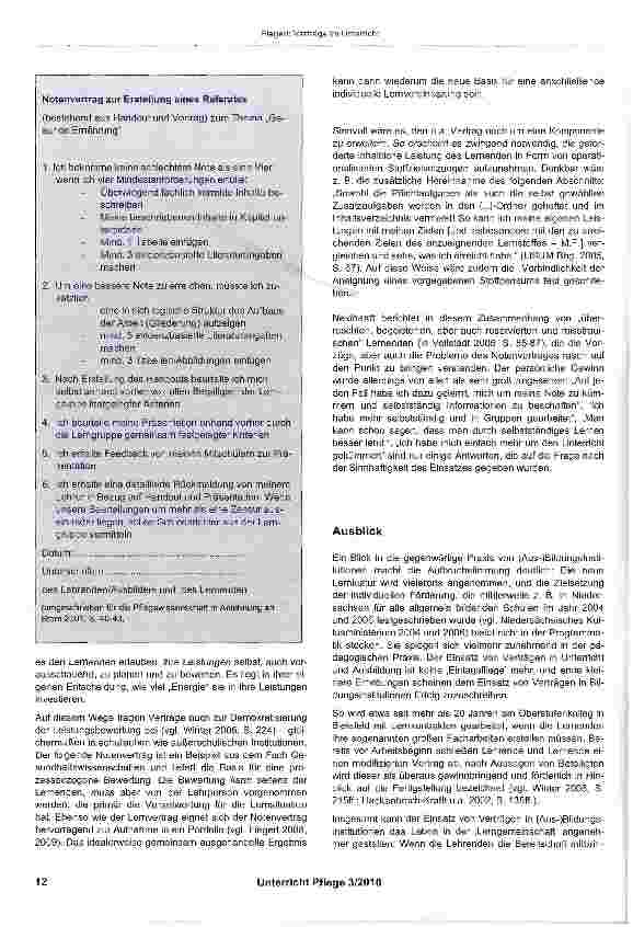 Vorschauseite 5: Verträge im Unterricht