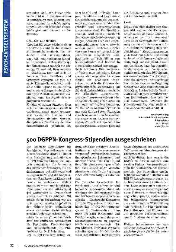 Vorschauseite 4: Die Prognosen verlangen neue Konzepte