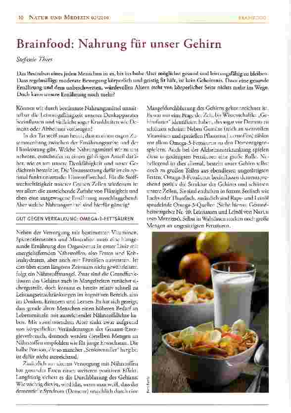 Vorschauseite 1: Brainfood: Nahrung für unser Gehirn