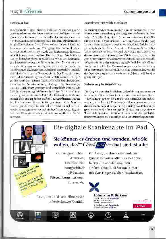 Vorschauseite 6: Ärztemangel - dramatische Zunahme erwartet