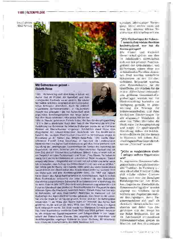 Vorschauseite 3: FriedhofsspaziergängeÜber das Leben hinaus
