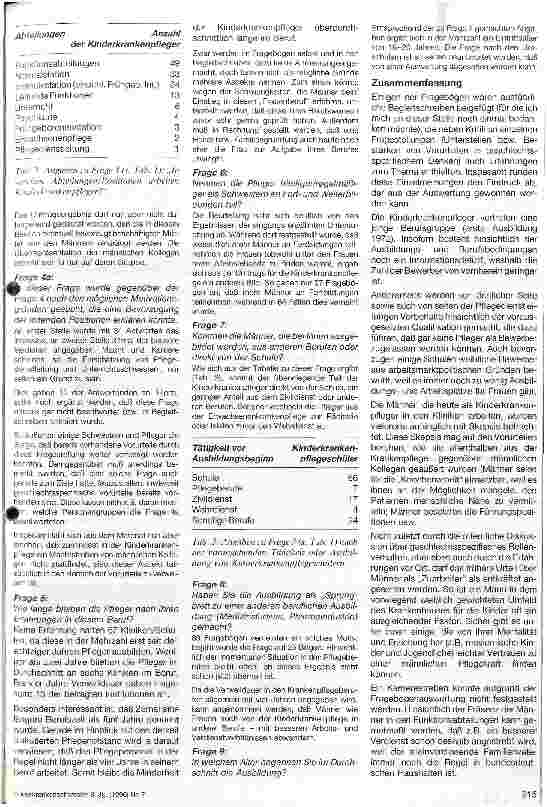 Vorschauseite 2: Männer in der Kinderkrankenpflege