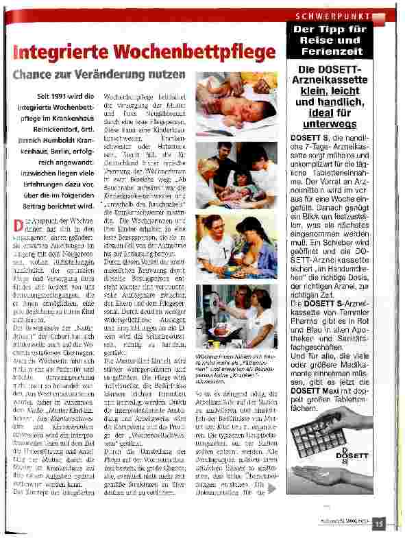 Vorschauseite 1: Integrierte Wochenbettpflege