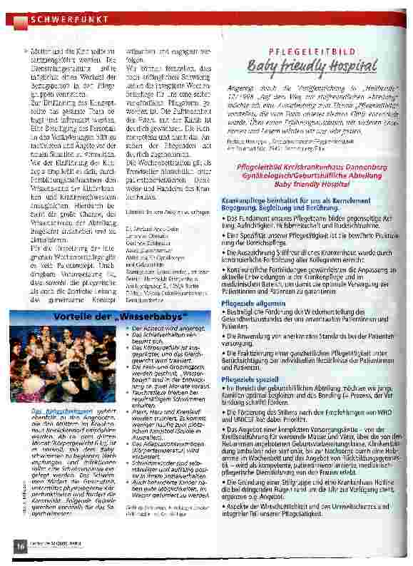 Vorschauseite 2: Integrierte Wochenbettpflege