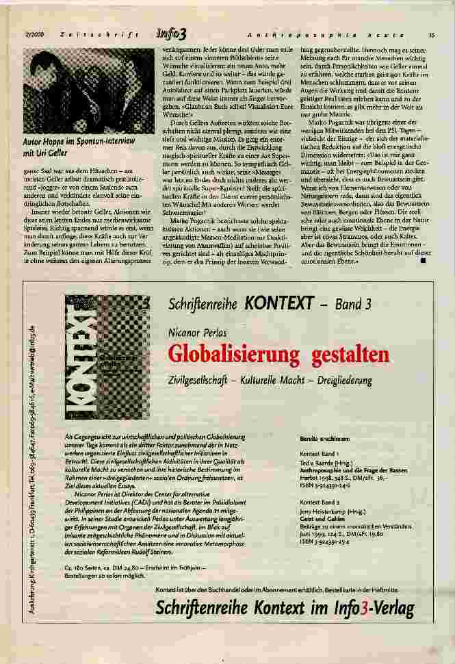 Vorschauseite 3: Im Jenseits der Engergie Zeitgenössische Esoterik