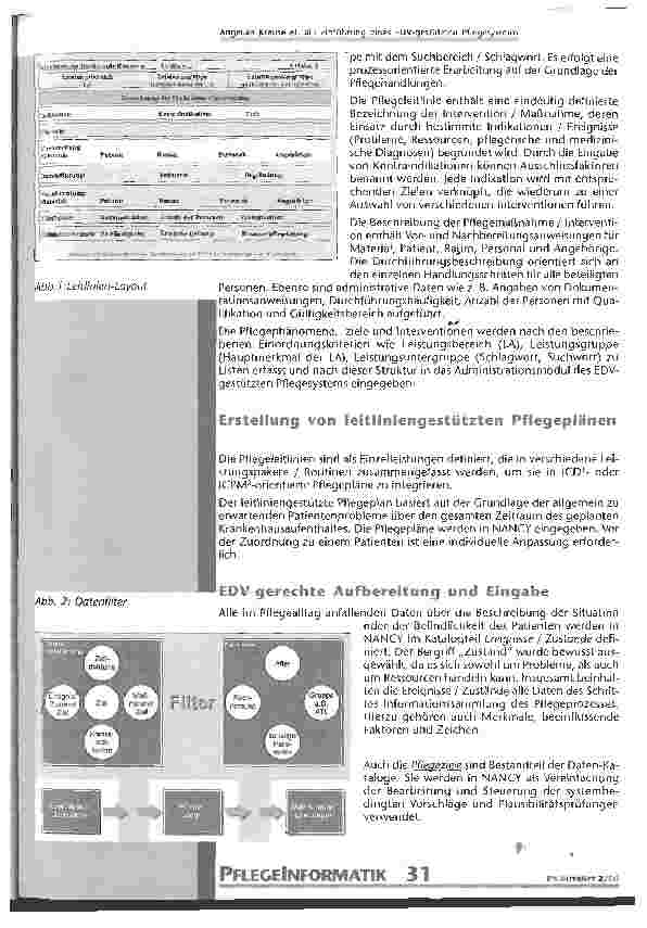 Vorschauseite 2: Einführung eines EDV-gestützten Pflegesystems