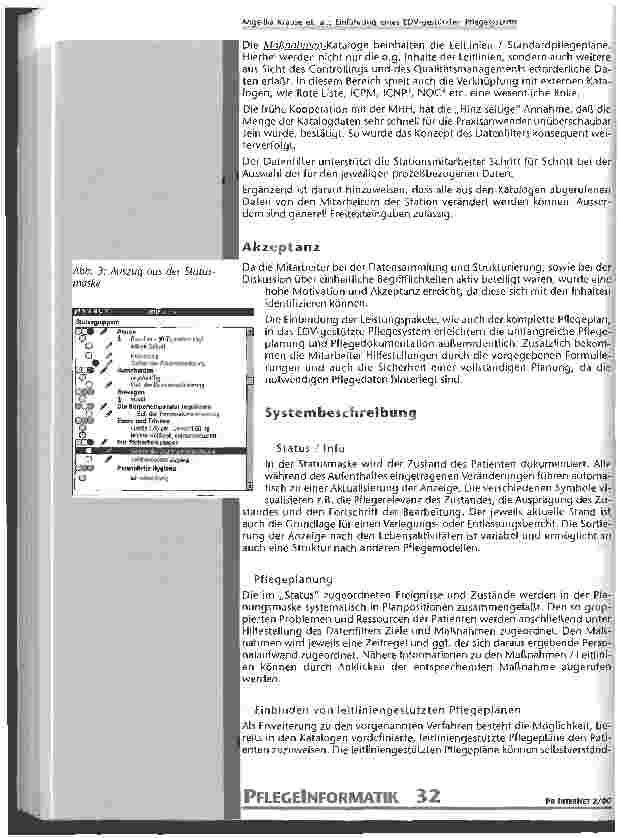 Vorschauseite 3: Einführung eines EDV-gestützten Pflegesystems