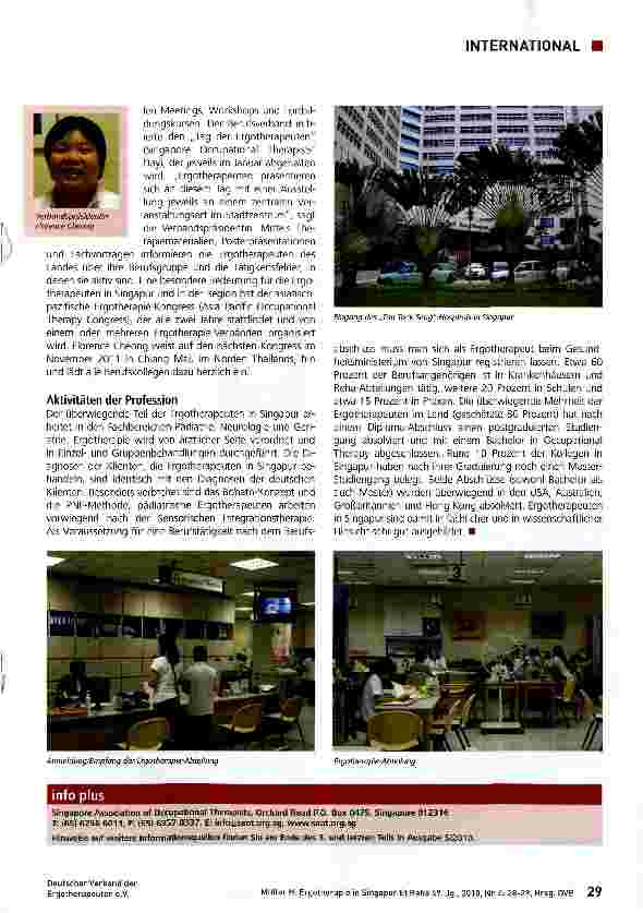 Vorschauseite 2: Ergotherapie in Singapur