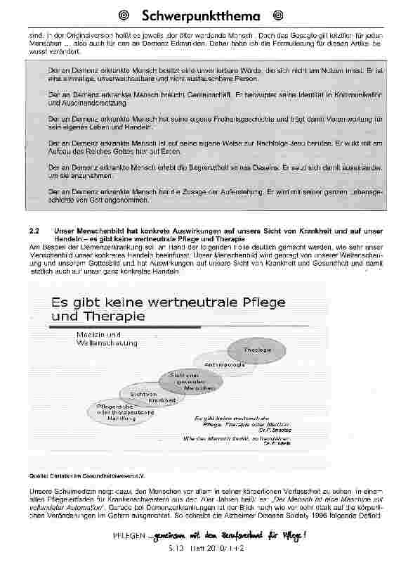 Vorschauseite 3: Als Christen Demenzkranke begleiten