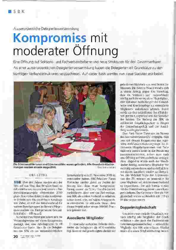 Vorschauseite 1: Kompromiss mit moderater Öffnung
