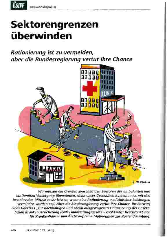 Vorschauseite 1: Sektorengrenzen überwindenRationierung ist zu vermeiden, aber die Bundesregierung vertut ihre Chance