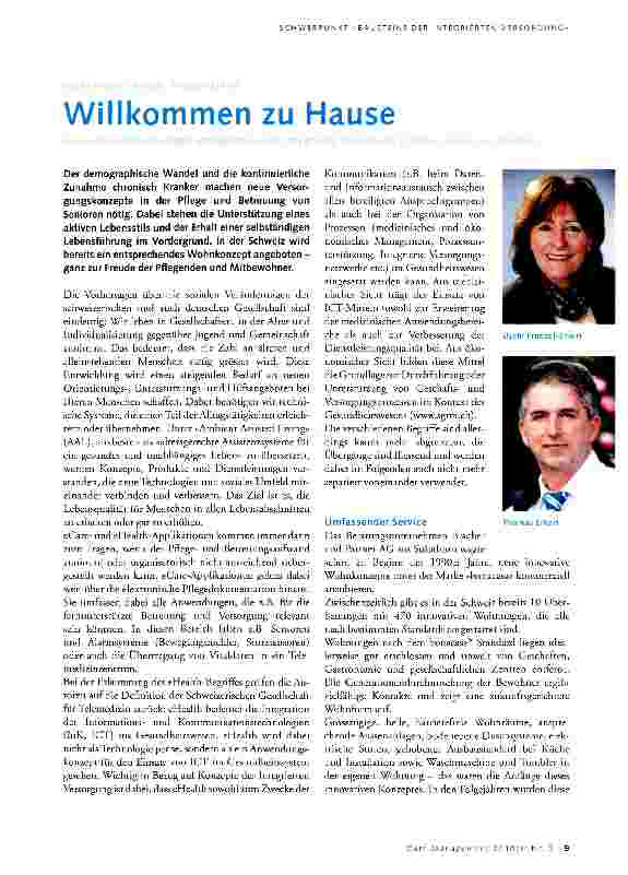 Vorschauseite 1: Willkommen zu Hause