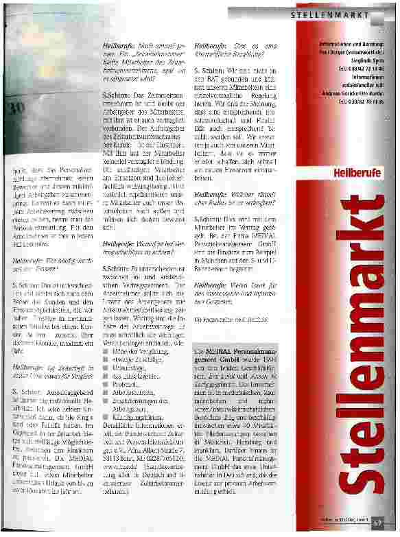 Vorschauseite 2: Zeitarbeit - eine Alternative?