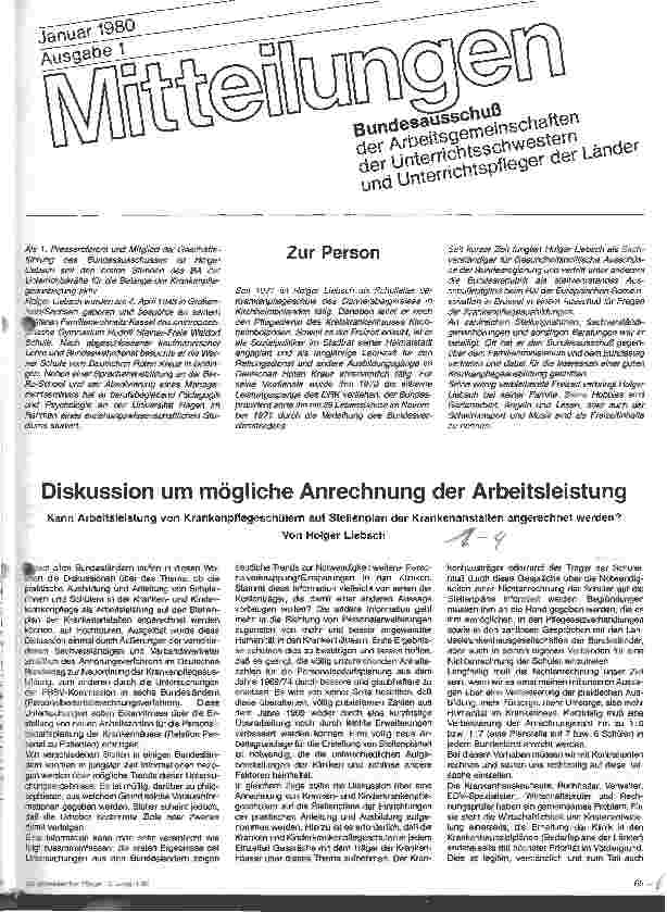 Vorschauseite 1: Diskussion um mögliche Anrechnung der Arbeitsleistung