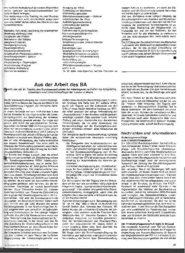 Vorschauseite 3: Diskussion um mögliche Anrechnung der Arbeitsleistung