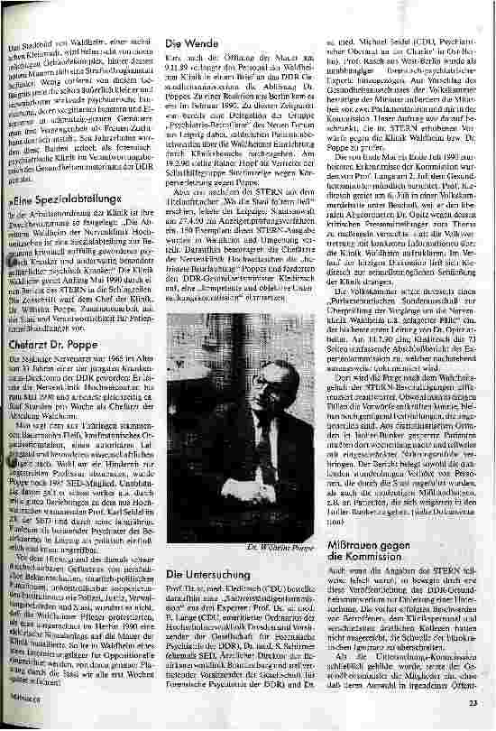 Vorschauseite 2: Waldheim - Politischer Mißbrauch der Psychiatrie in der DDR und der schwierige Versuch der Aufarbeitung