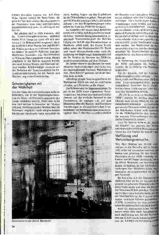 Vorschauseite 3: Waldheim - Politischer Mißbrauch der Psychiatrie in der DDR und der schwierige Versuch der Aufarbeitung