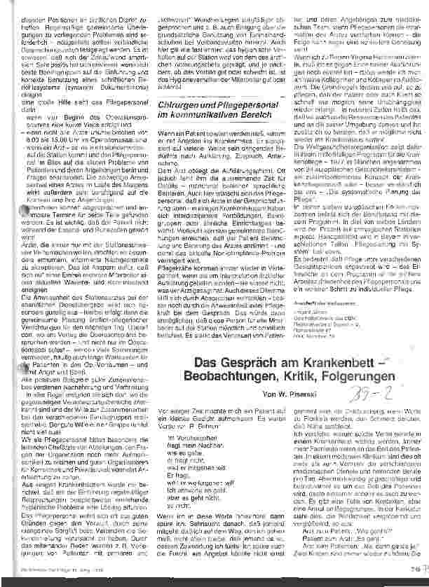 Vorschauseite 3: Der Klinikalltag - Anspruch und Wirklichkeit