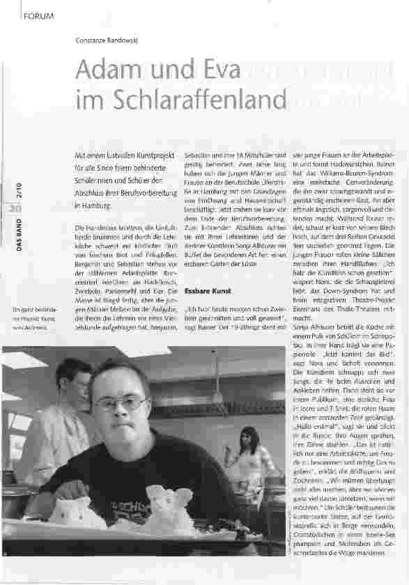 Vorschauseite 1: Adam und Eva im Schlaraffenland