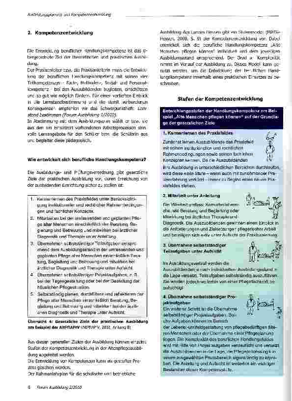 Vorschauseite 3: Ausbildungsplanung und Kompetenzentwicklung