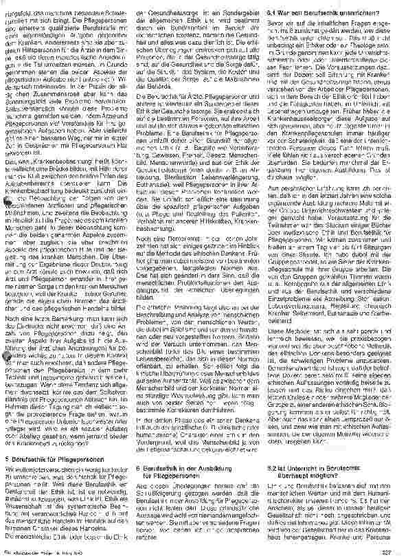 Vorschauseite 2: Identität und Berufsethik der Pflegepersonen - Konsequenzen für die Ausbildung