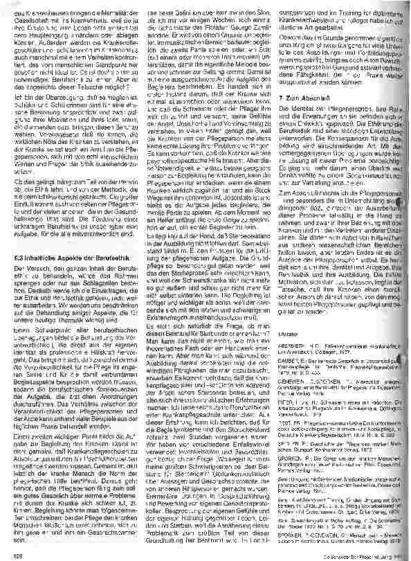 Vorschauseite 3: Identität und Berufsethik der Pflegepersonen - Konsequenzen für die Ausbildung