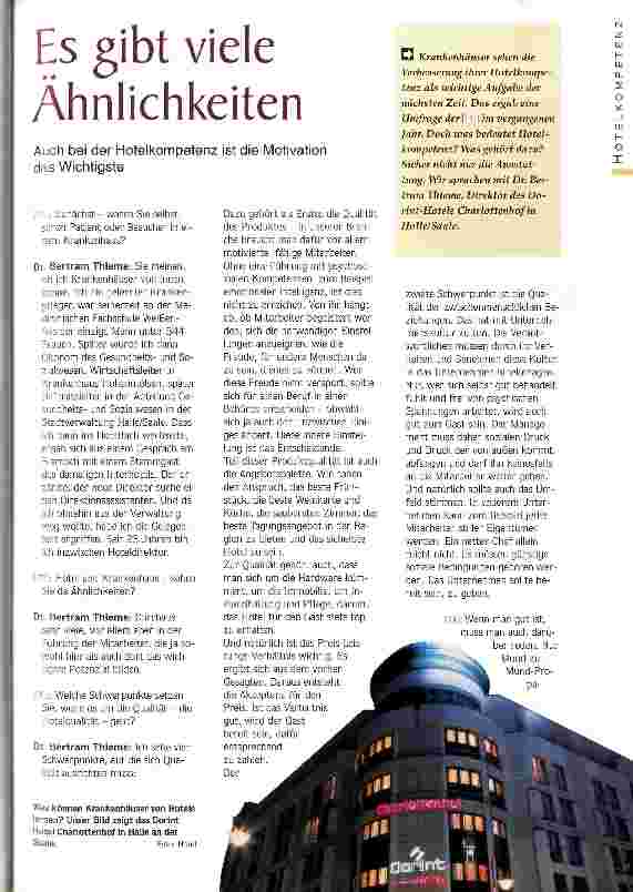 Vorschauseite 1: Es gibt viele Ähnlichkeiten Auch bei der Hotelkompetenz ist die Motivation das Wichtigste