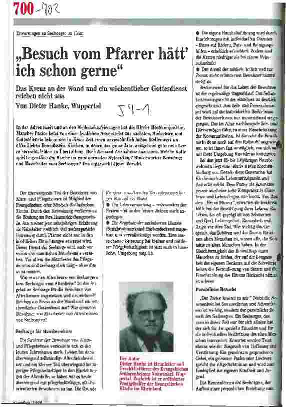 Vorschauseite 1: Besuch vom Pfarrer hätt ich schon gerne