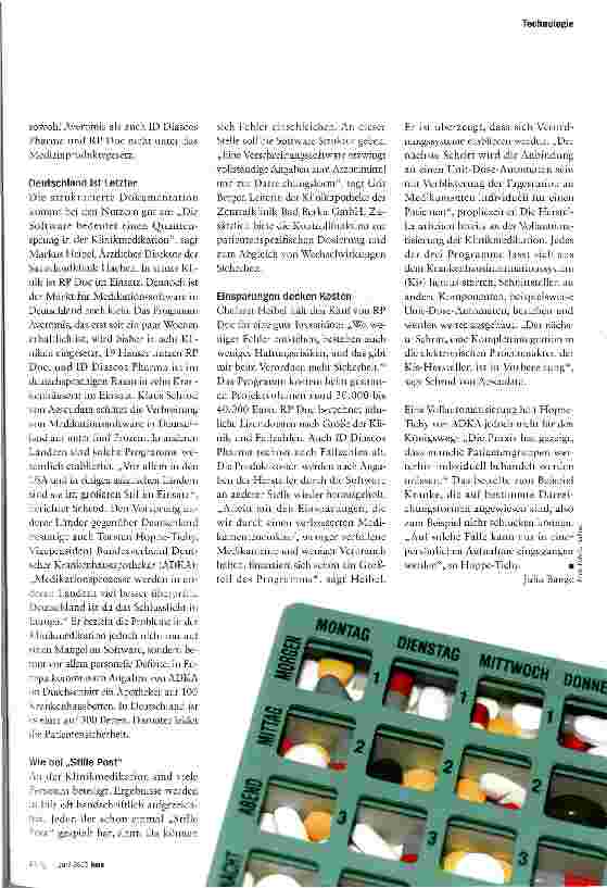 Vorschauseite 2: Pille nach Programm