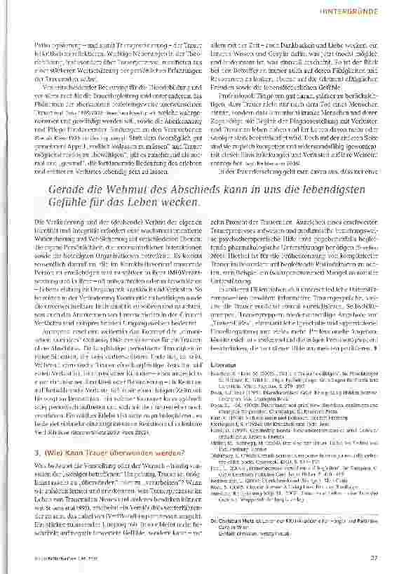Vorschauseite 2: Trauern als Lebens-Prozess