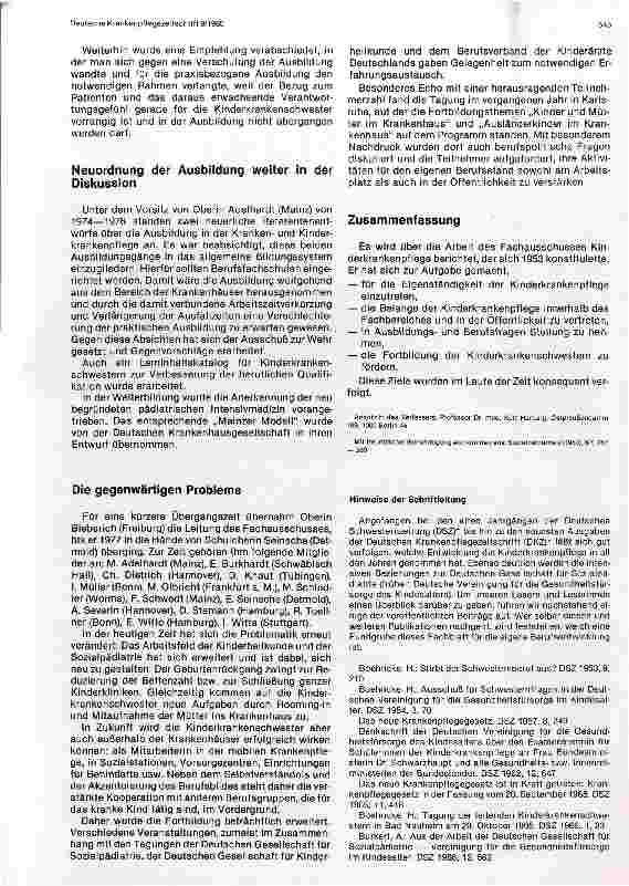 Vorschauseite 3: Über die Arbeit des Fachausschusses Kinderkrankenpflege in der Deutschen Gesellschaft für Sozialpädiatrie