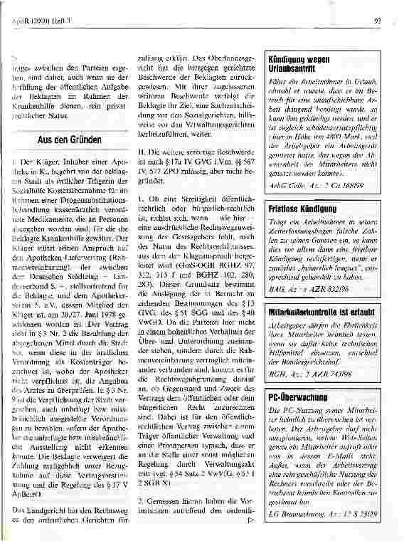 Vorschauseite 2: Rechtsweg bei Streitigkeiten aus einer Rahmenvereinbarung über die Belieferung von Patienten mit Arzneimitteln
