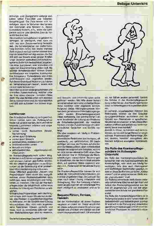 Vorschauseite 4: Die Anwendung der Rollenspiel-Methode im Krankenpflegeunterricht