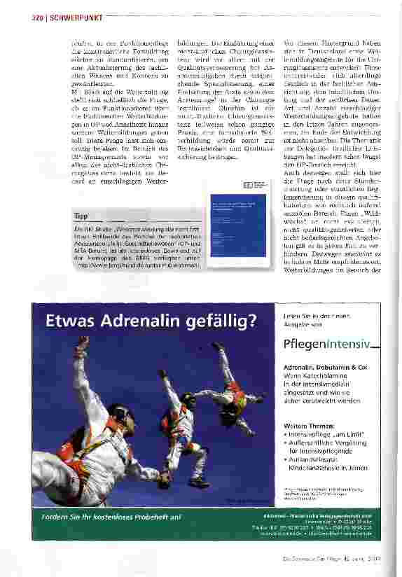 Vorschauseite 5: Karrieremarkt OP und Anästhesie
