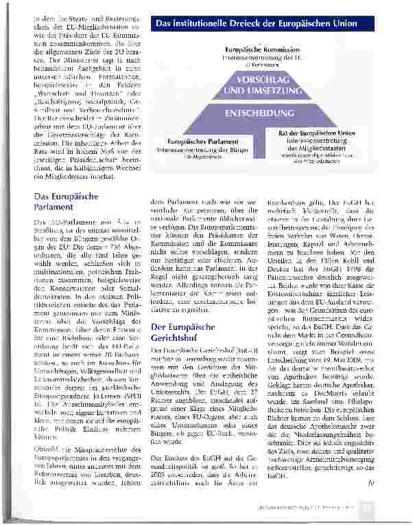 Vorschauseite 2: Wer in Europa das Sagen hat