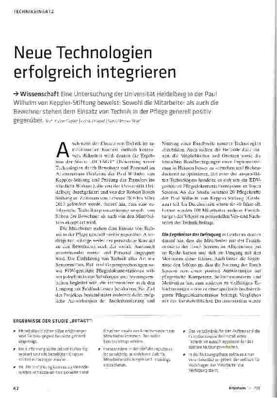 Vorschauseite 1: Neue Technologien erfolgreich integrieren