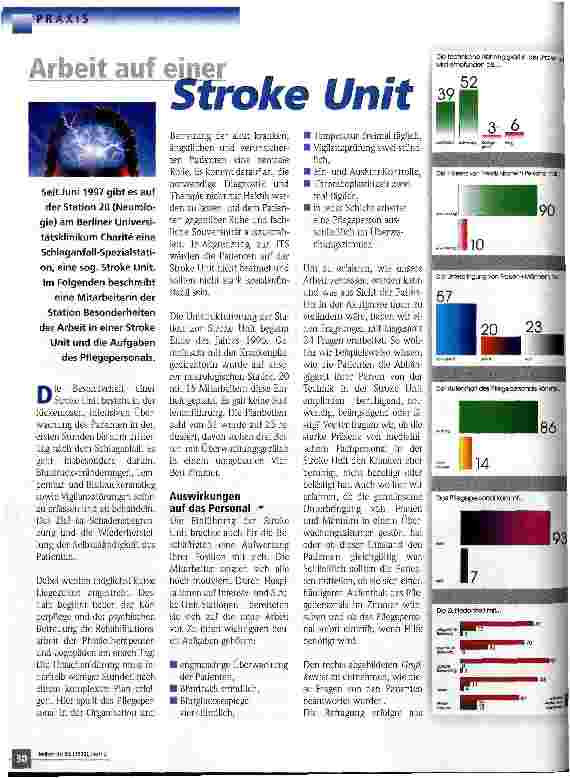Vorschauseite 1: Arbeit auf einer Stroke Unit