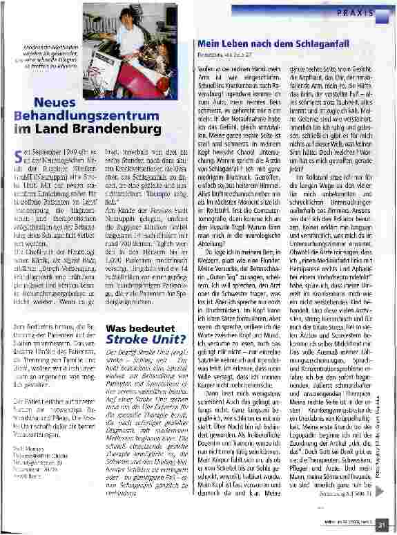 Vorschauseite 2: Arbeit auf einer Stroke Unit