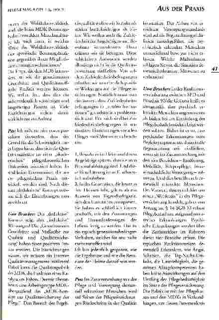 Vorschauseite 2: Qualitätsprüfungen nach § 80 SGB XI
