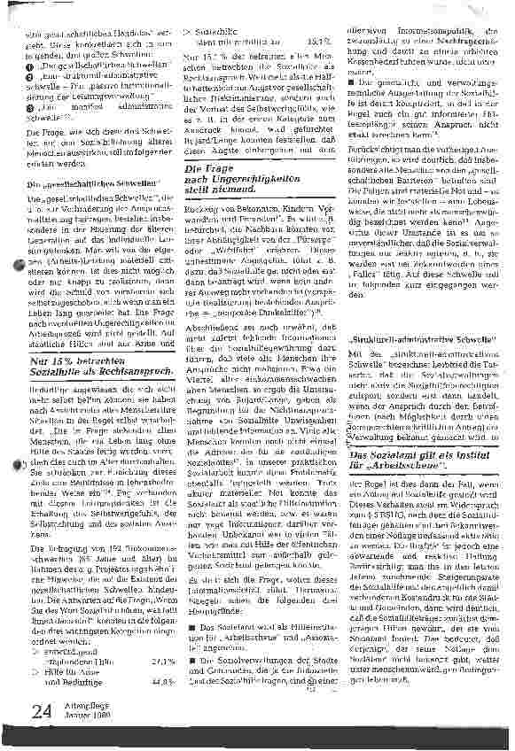 Vorschauseite 2: Barrieren bei der Inanspruchnahme von Sozialhilfe bei alten Menschen