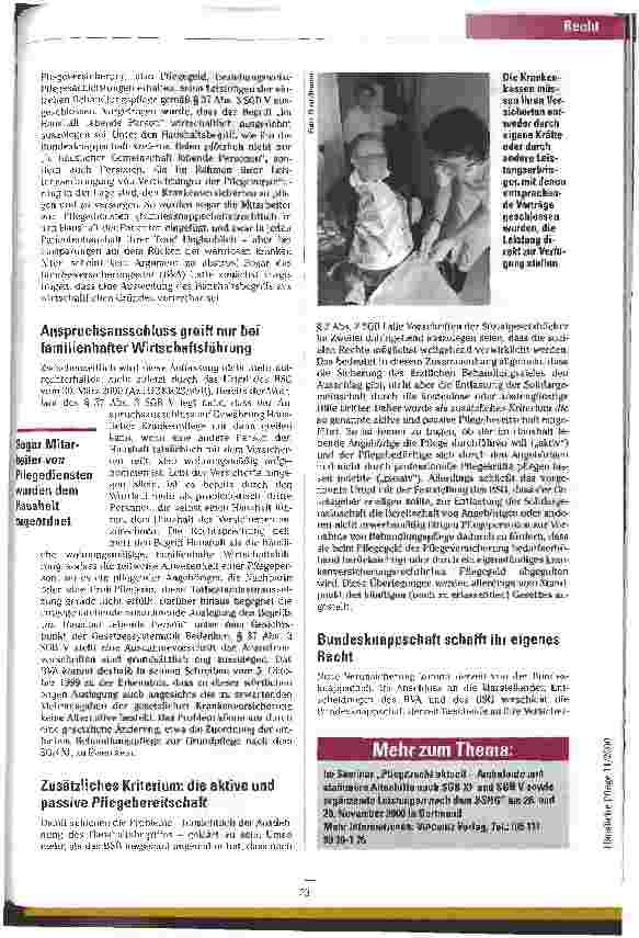 Vorschauseite 2: Bezahlte Behandlungspflege durch Angehörige - eine Konkurrenz?