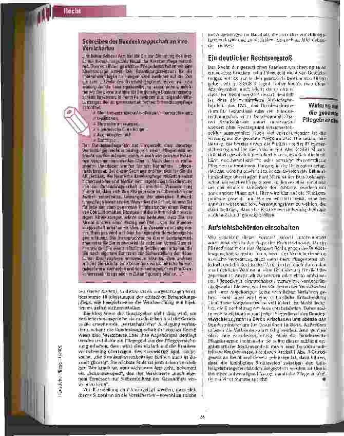 Vorschauseite 3: Bezahlte Behandlungspflege durch Angehörige - eine Konkurrenz?