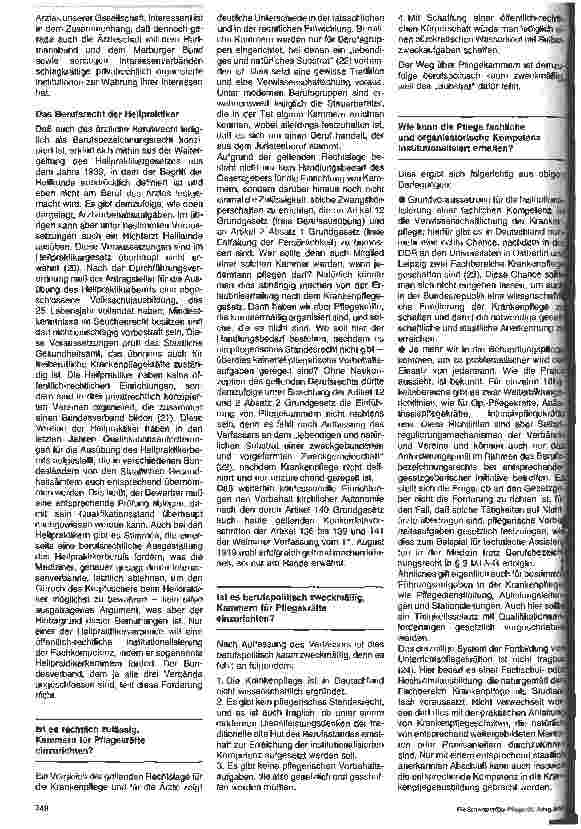 Vorschauseite 3: Sind Pflegekammern rechtlich zulässig und berufspolitisch zweckmäßig?