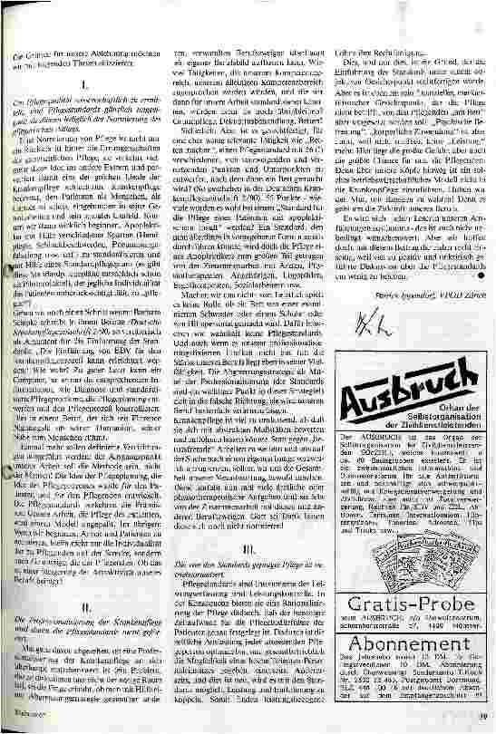 Vorschauseite 2: Pflegestandards - Der (Alp-)Traum von der Professionalisierung