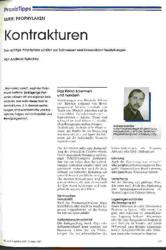 Vorschauseite 1: Kontrakturen