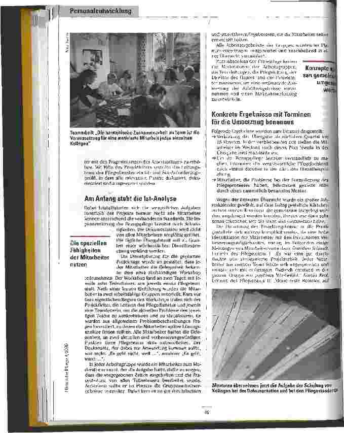 Vorschauseite 2: Fit 2000: Es geht, wenn. .. Interne Ressourcen weiterentwickeln - ein Praxisprojekt