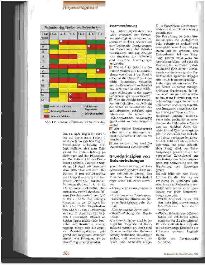 Vorschauseite 3: Pflegequalität am Beispiel der Dekubitusversorgung 1. Teil: Erhebung der Dekubitusprävalenz