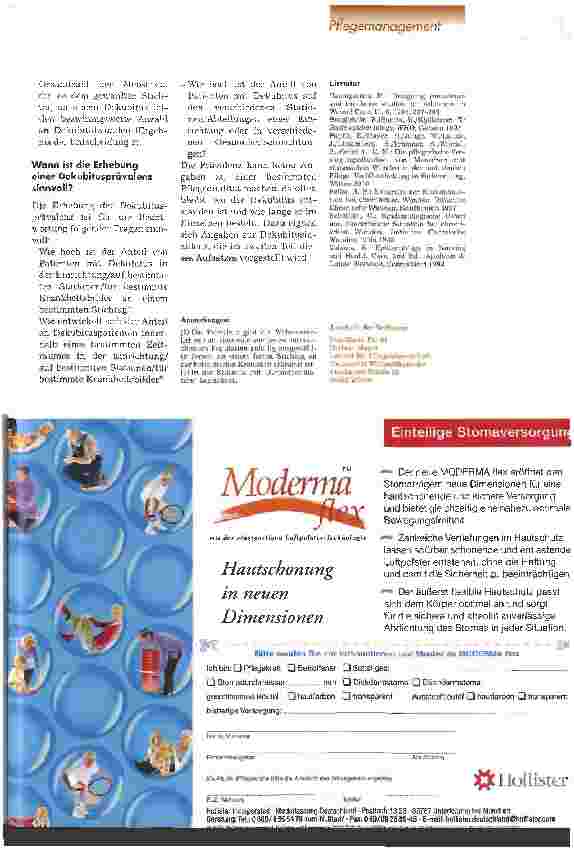 Vorschauseite 4: Pflegequalität am Beispiel der Dekubitusversorgung 1. Teil: Erhebung der Dekubitusprävalenz