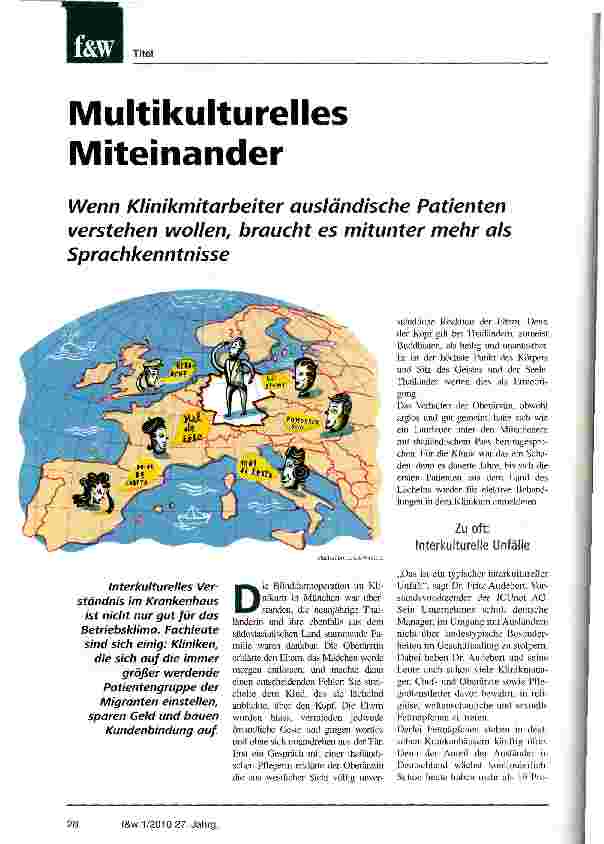 Vorschauseite 1: Multikulturelles Miteinander